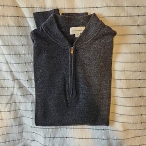 Club Monaco Quarter Zip Merino Wool